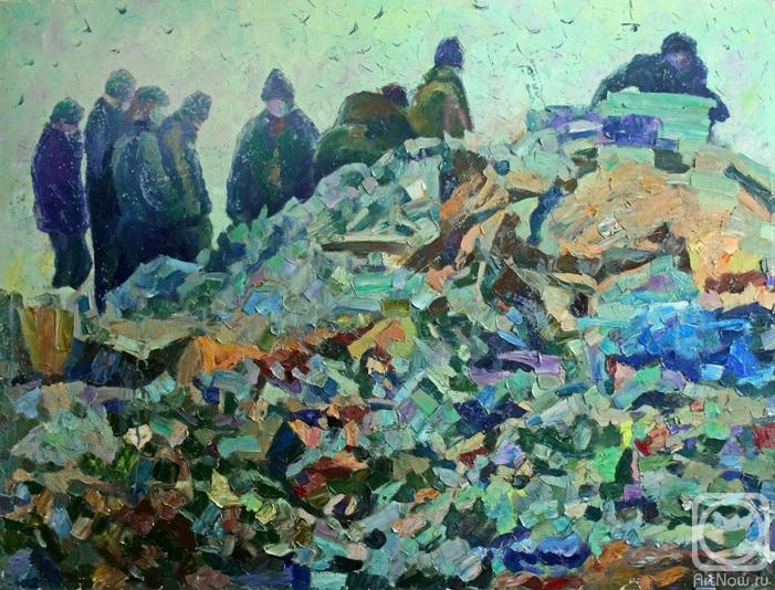 Rudnik Mihkail. Landfill No. 4. People