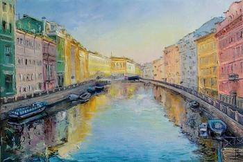 Reflection of the morning. Saint Petersburg. Washing. Ostraya Elena