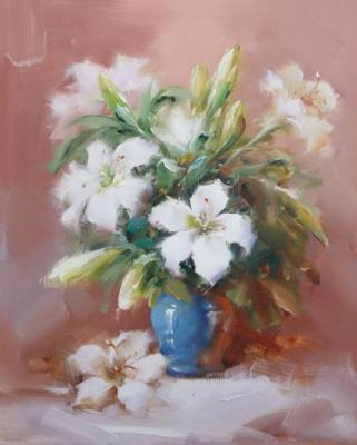 White lilies. Solovyov Vasily