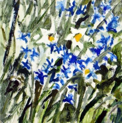 Daffodils and hyacinths. 2016. Makeev Sergey