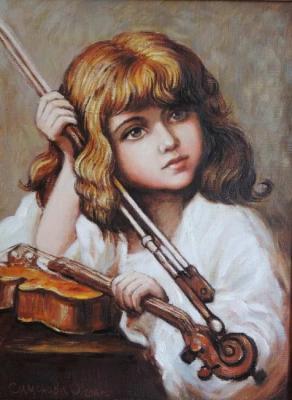 Violinist. Simonova Olga