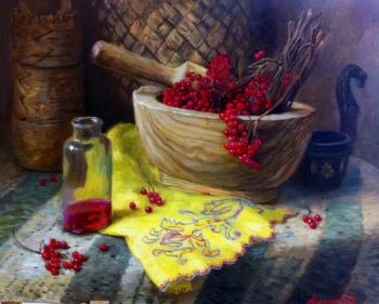 Still life with viburnum. Akzhgitov Ildar