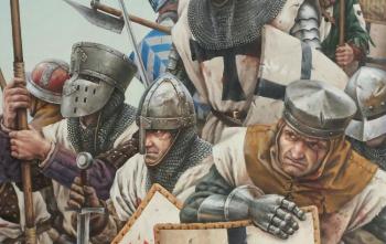 A fragment of the picture "Crusaders"