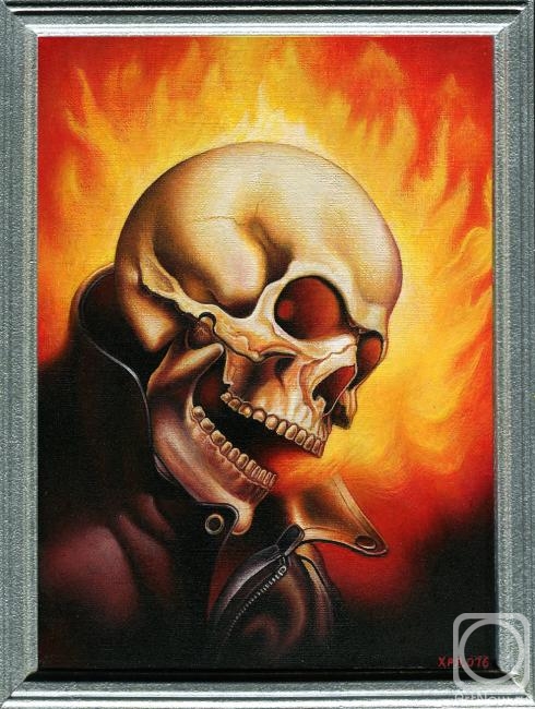 Hrapinskiy Vladimir. Boris Vallejo - Ghost Rider