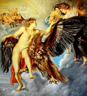 Copy of Rubens Kidnapping of Ganymede