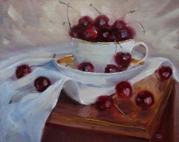 the first cherries. Razumova Svetlana