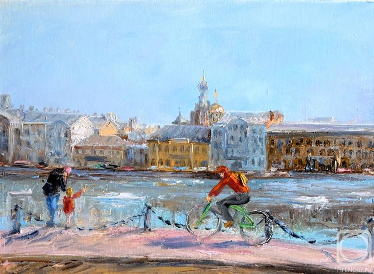 Solovev Alexey. Icebreaking at Neva River