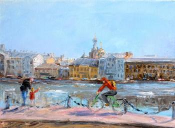 Solovev Alexey Sergeevich. Icebreaking at Neva River