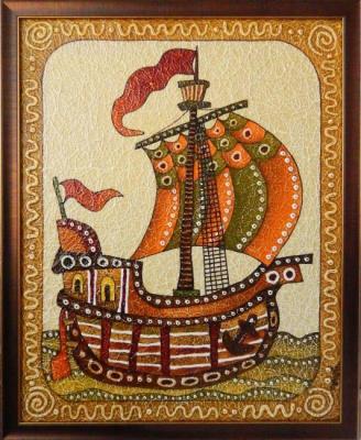 Caravel of Columbus. Davydov Oleg