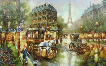 Evening Paris (View from Garibaldi Avenue). Boev Sergey