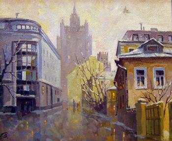 Moscow. Smolenskaya Square