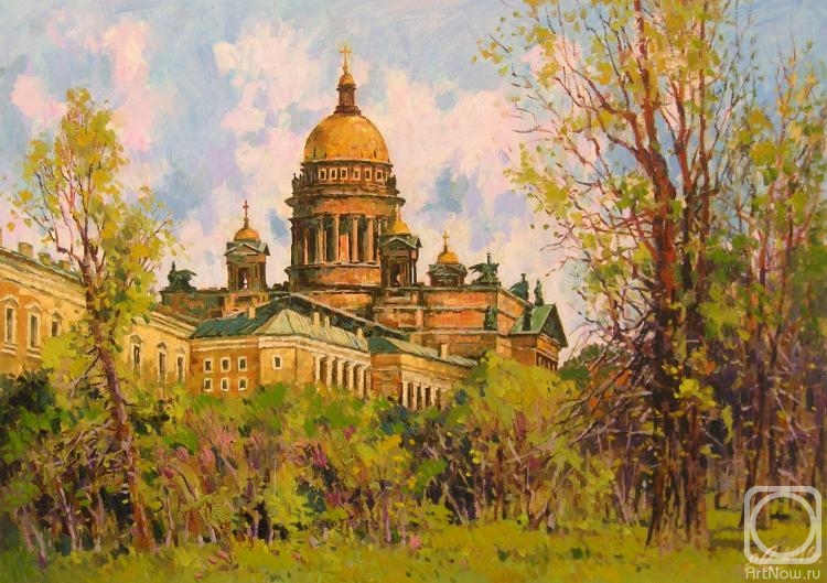 Malykh Evgeny. St.Petersburg. The view on the St.Isaak Cathedral
