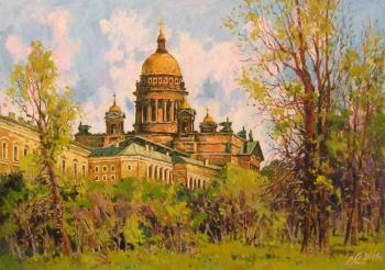 St.Petersburg. The view on the St.Isaak Cathedral (C-). Malykh Evgeny