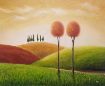 Italian landscape. Dmitrienko Liudmila
