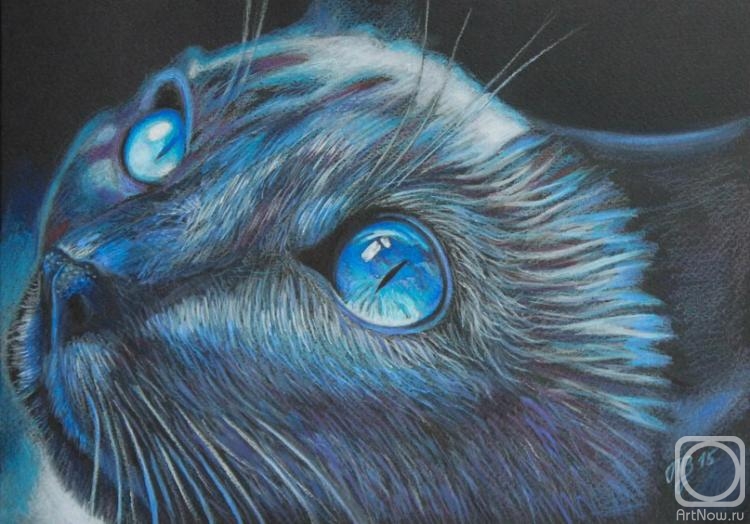 Vitakova Tatiana. Blue Cat