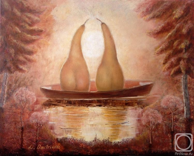 Dmitrienko Liudmila. Romantic pears at dawn