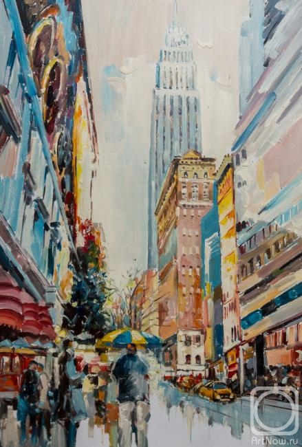 Vevers Christina. Skyscrapers of New York N3 (free copy of the painting by Joseph Kote)