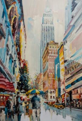 Skyscrapers of New York N3 (free copy of the painting by Joseph Kote)