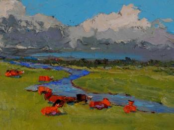On the meadow (fragment). Golovchenko Alexey