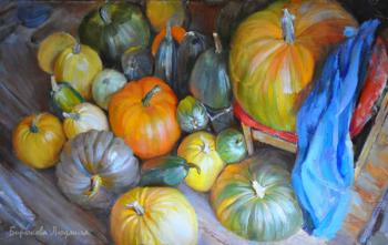 Harvest pumpkin (A Sunny Vegetable). Biryukova Lyudmila