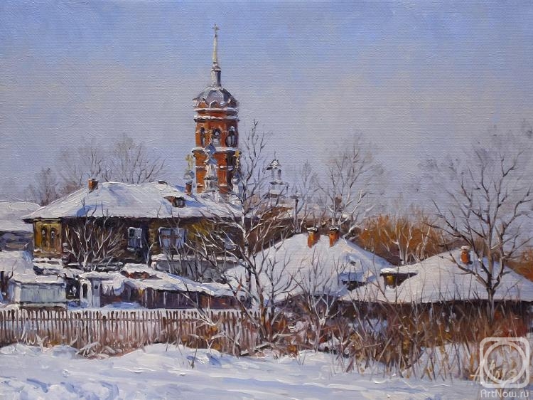 Volya Alexander. Snowy roofs