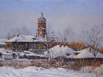Snowy roofs. Volya Alexander