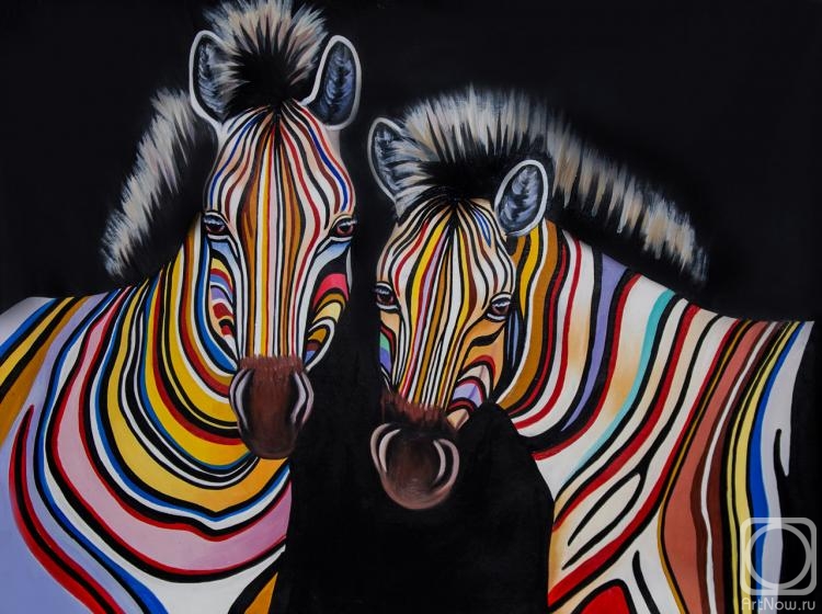 Vevers Christina. Multi-colored zebras N1