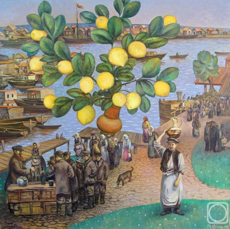 Soldatenko Andrey. The seller of lemonade