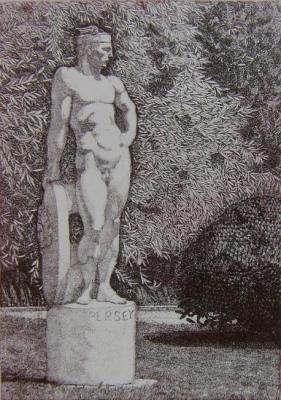 From the diptych "In the Park". Perseus