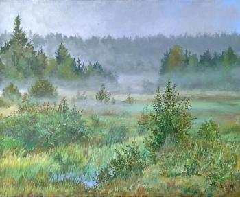 Morning fog. Avrin Aleksandr