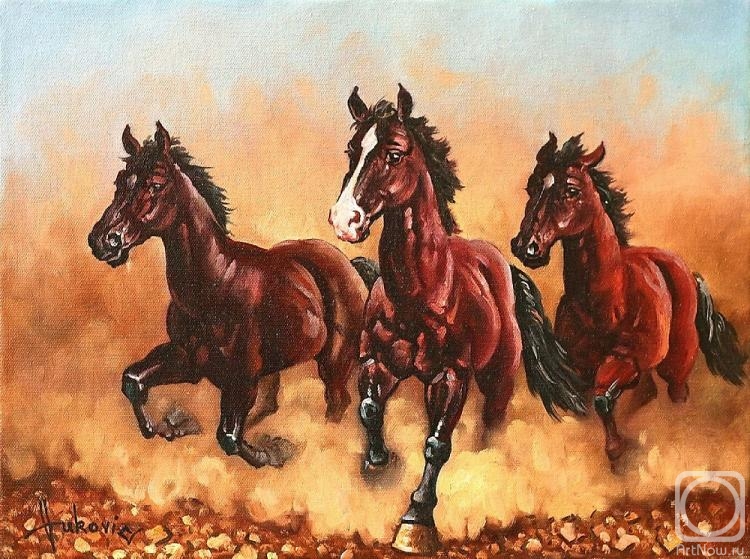 Vukovic Dusan. Horses