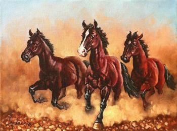 Horses. Vukovic Dusan