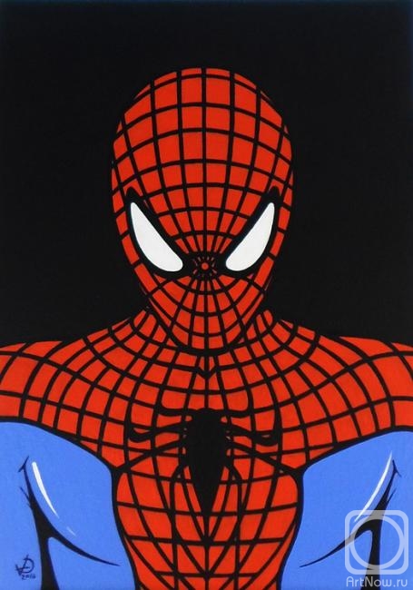 Isaev Roman. Portrait of Spiderman