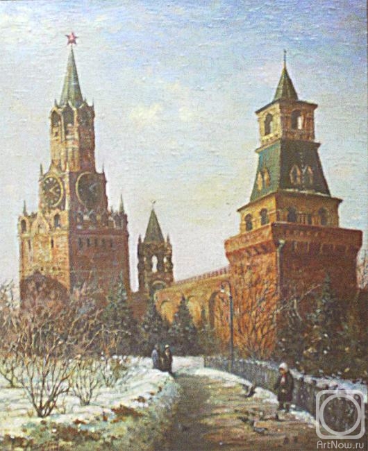 Khayrudinov Anvar. Early spring in the Kremlin