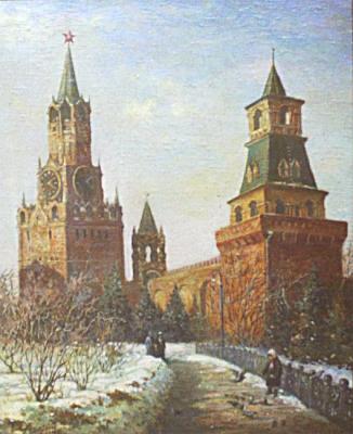 Khayrudinov Anvar Rifgatovich. Early spring in the Kremlin