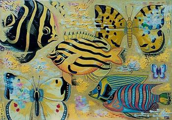 Butterflies and fish. Marchenko Vladimir