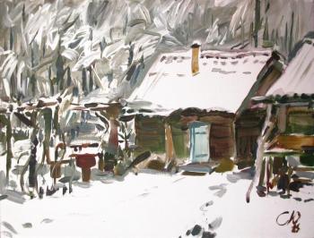Snow has loaded on. Semenov Yuriy