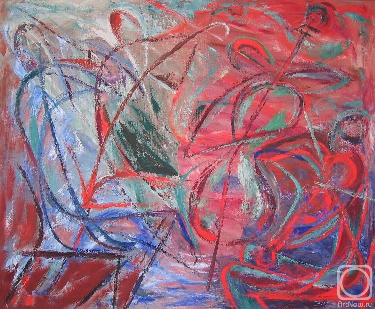 Gorbunova Marina. Copy of the painting in avant-garde style