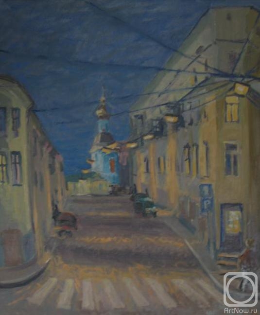 Sirotina Marina. Lanterns over Petropavlovsky Lane