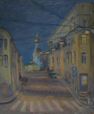 Lanterns over Petropavlovsky Lane. Sirotina Marina