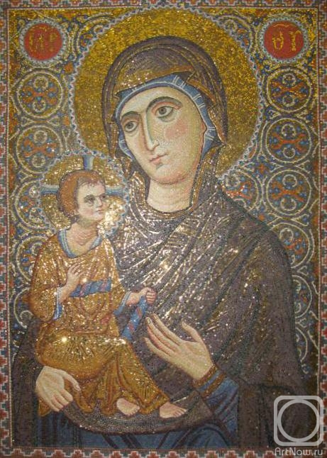 Sirotina Marina. Our Lady of Odigitria (a copy of the icon from the monastery of St. Catherine in Sinai (together with Kirillov O.S. and Mironova O.V.)