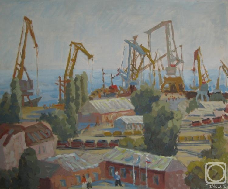 Sirotina Marina. Port in Taganrog