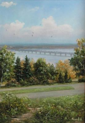 Ulyanovsk. at the Imperial Bridge View. Panov Aleksandr