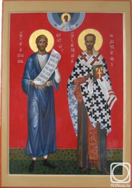Kutkovoy Victor. Holy Miracle Workers Nicholas of Myra and Simeon of Verkhotursky
