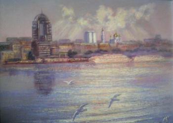 Morning over the city (Rostov-on-Don city). Gorbunova Marina