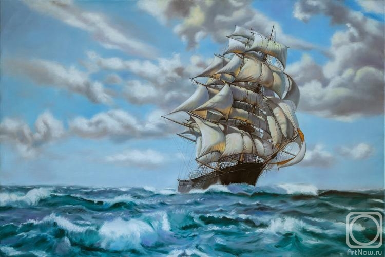 Elokhin Pavel. Stunsails Pulling - The Oberon