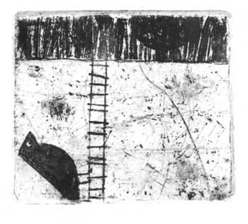Ladder. From the series "Rooks". Novikov Vladimir