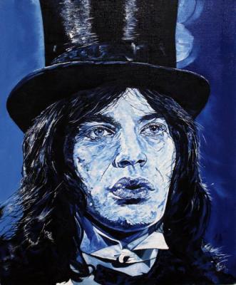 Painting Mick Jagger. Aronov Aleksey