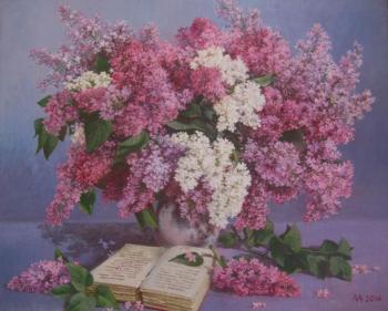 Inspiration. Bouquet of lilacs. Maryin Alexey