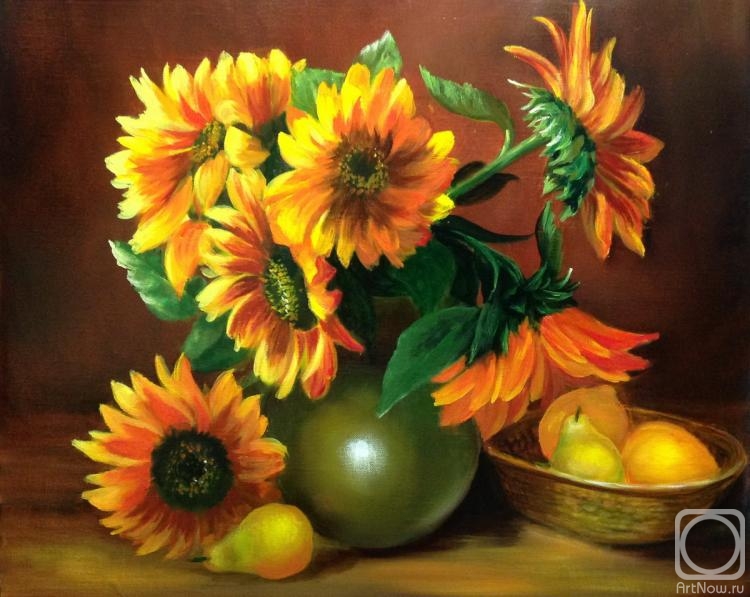Kogay Zhanna. Sunflowers